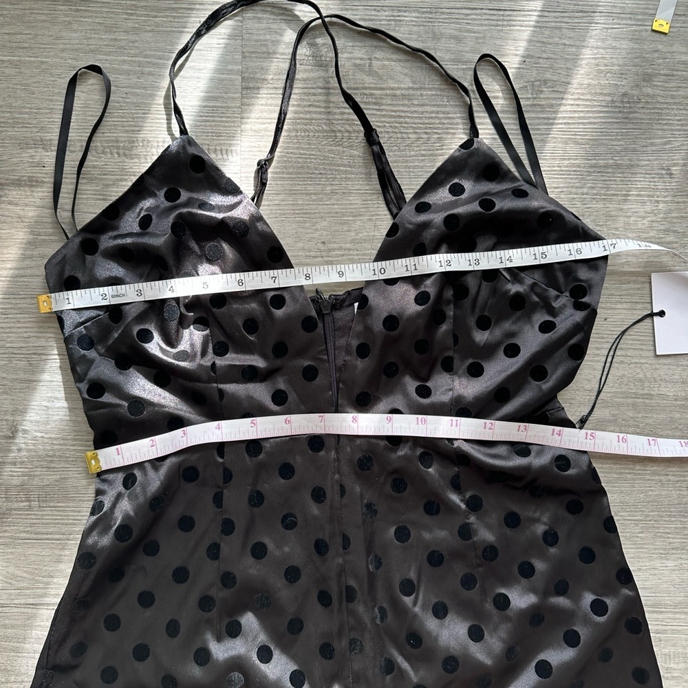 By the way Chic Black Polka Dot Romper - Picture 4 of 5